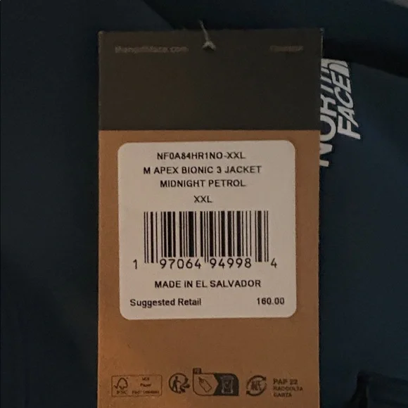 The North Face Men’s Apex Bionic 3 Jacket - Picture 7 of 7